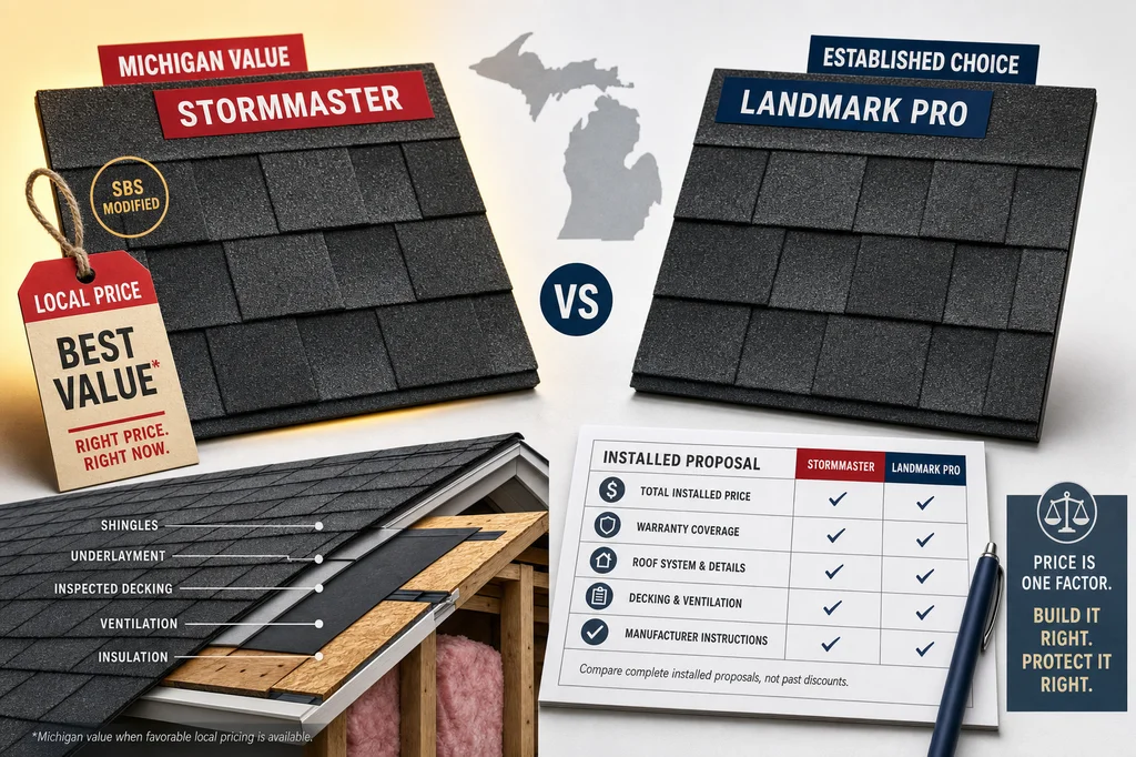 Atlas StormMaster vs Landmark Pro: Michigan Value Call