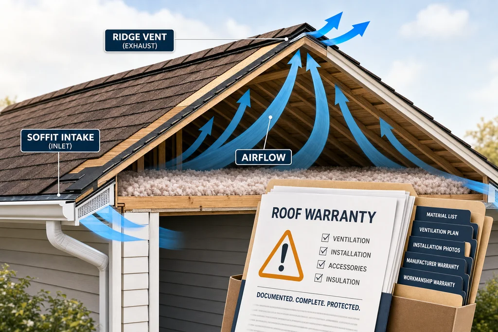 Long Roof Warranties Can Fail on Ventilation Details