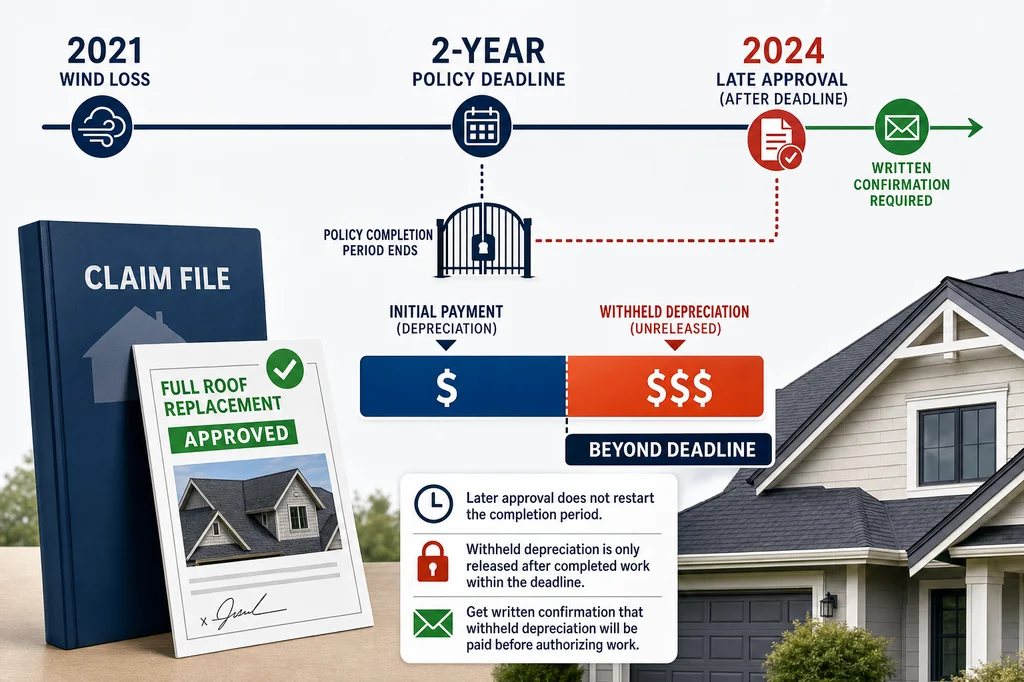 State Farm Roof Approval After a Missed Policy Deadline