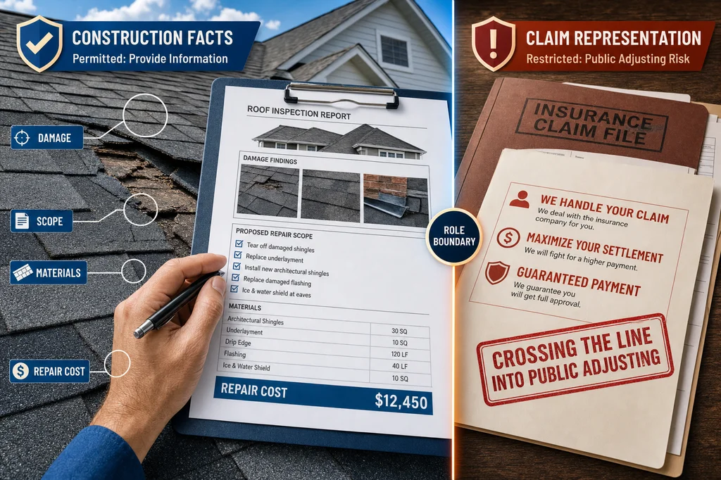 Shamrock Roofing Case: Claim Help or Public Adjusting?