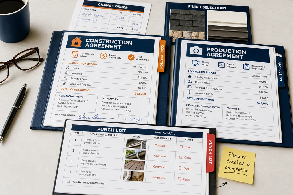 Love It or List It: Renovation Contract Terms to Get in Writing