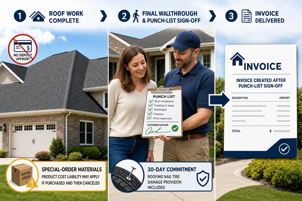 Cupcake Home Improvements’ No-Deposit Roofing Model