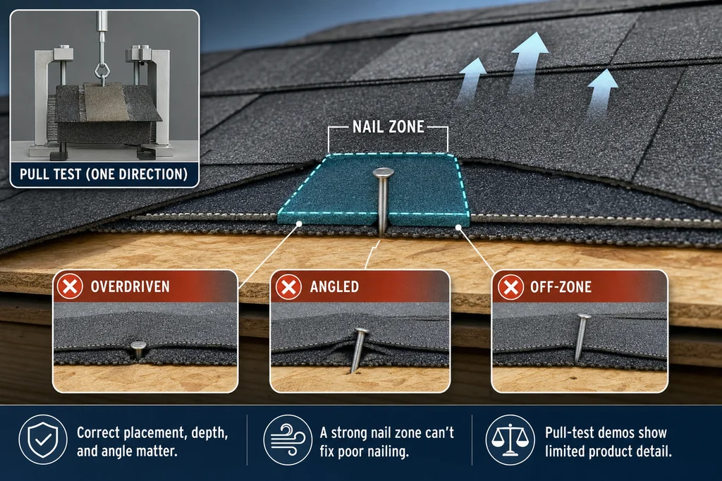 Tamko, Owens Corning, IKO: Are Pull-Test Demos Meaningful?