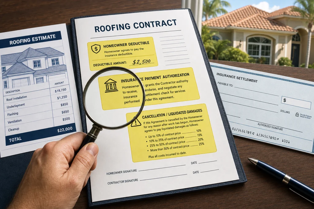 Nationwide Roofing Florida Dispute: Deductibles and Fees