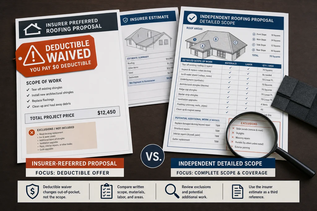 Trojan Horse Deductibles and the Insurer’s Preferred Roofer