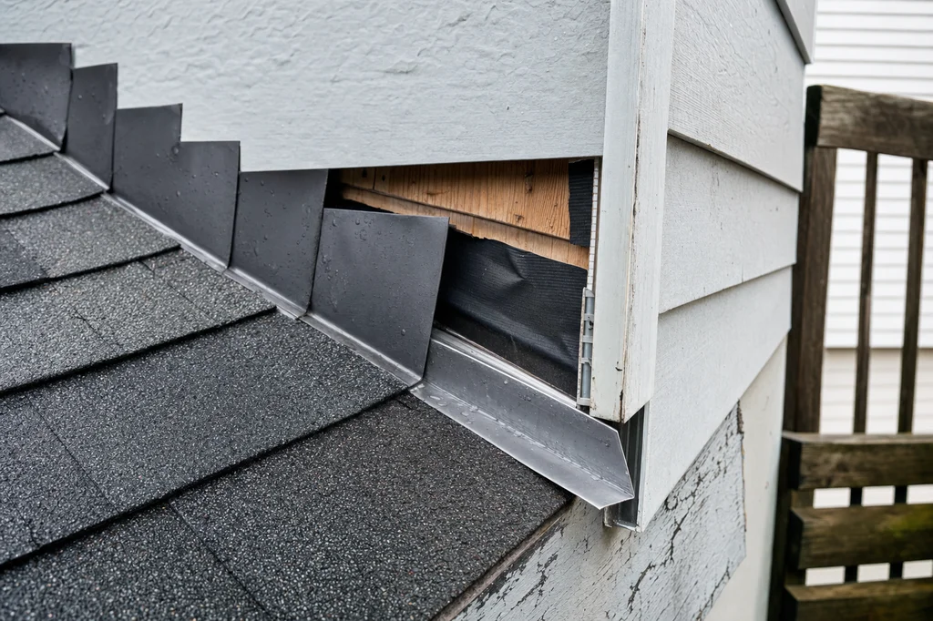 American Flashings Jade Out Kick Out for Roof-to-Wall Runoff
